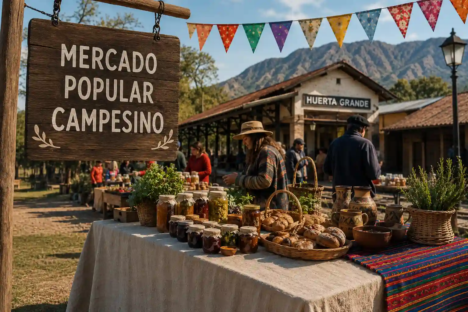 Sabores, artesanías y producción local: se viene el primer Mercado Popular Campesino en Huerta Grande